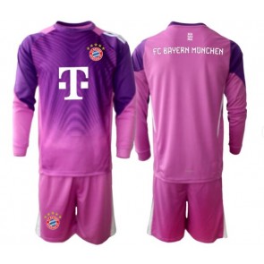 Bayern Munich Torwart Replik 3rd trikot Kinder 2025-26 Langarm (+ Kurze Hosen)